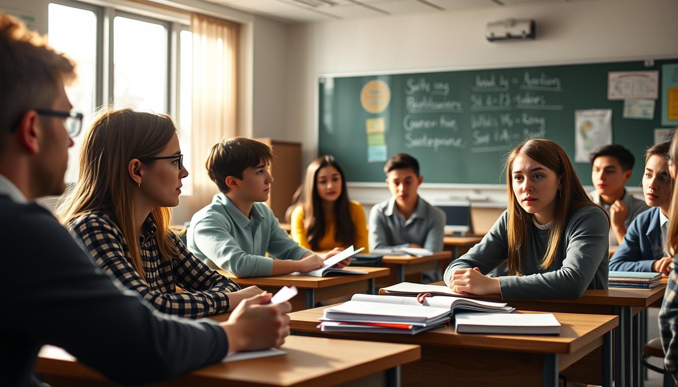 Student preparing for exams with study materials